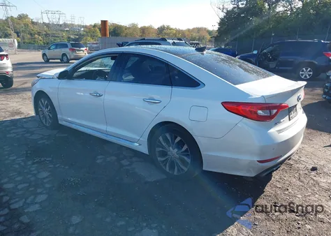 2015 Hyundai Sonata Limited 2.0T из США, поврежденный, VIN 5NPE34AB3FH246993